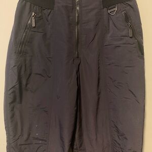 Tyrolia Women’s 14 Black Ski / Snow Pants W Elastic Waist and Stirrup Bottom Leg